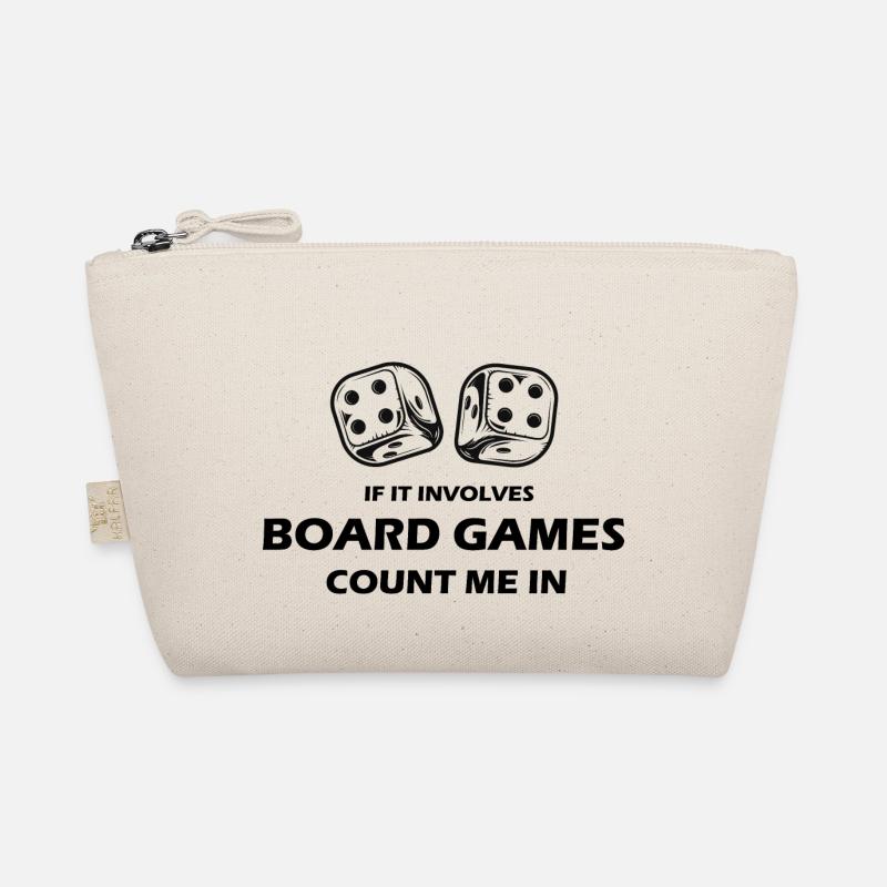 boardgame chess backgammon game night Bio-Täschchen