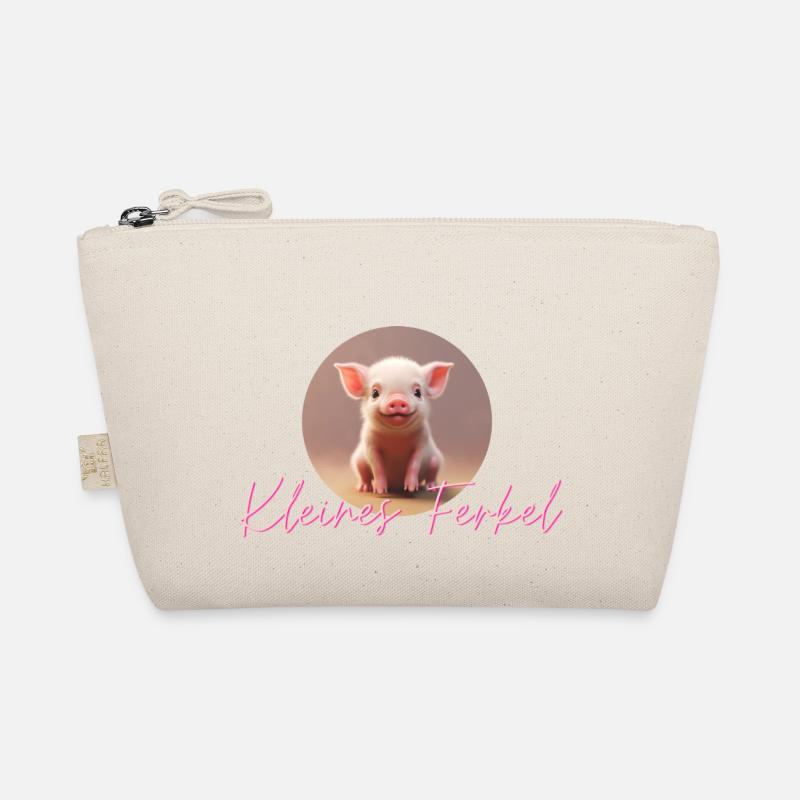 Kleines Ferkel - Bio-Täschchen - Natur
