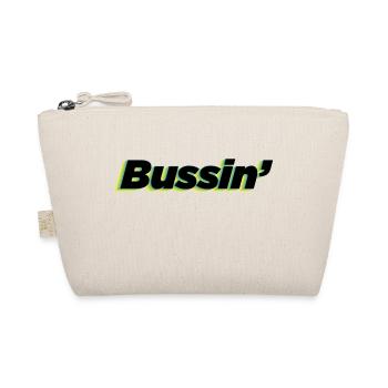 Boussin Trendy Words, Slang, Sayings Typography - Organic Pouch - nature - Front