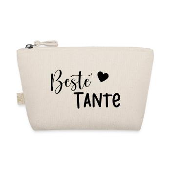 Beste Tante Geschenkidee - Bio-Täschchen - Natur - Vorne