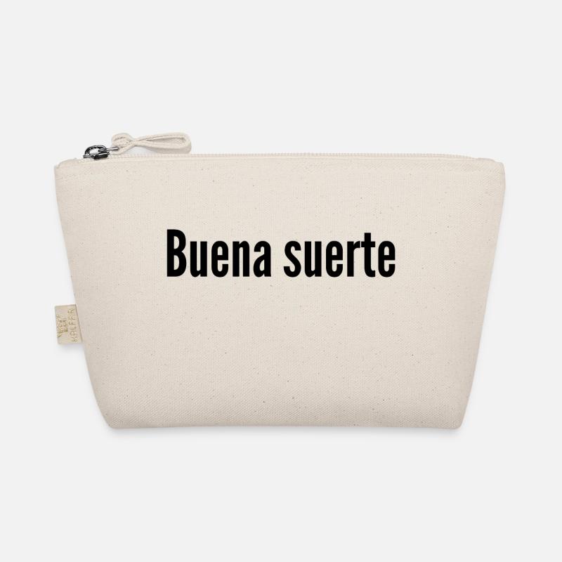 Buena Suerte – Spanisches Design mit Glücksphrasen Bio-Täschchen