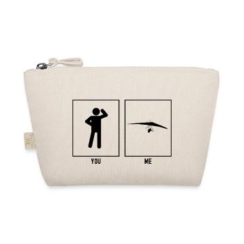 You - I - paragliding further away - Organic Pouch - nature - Front