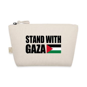 Stand with gaza - Bio-Täschchen - Natur - Vorne