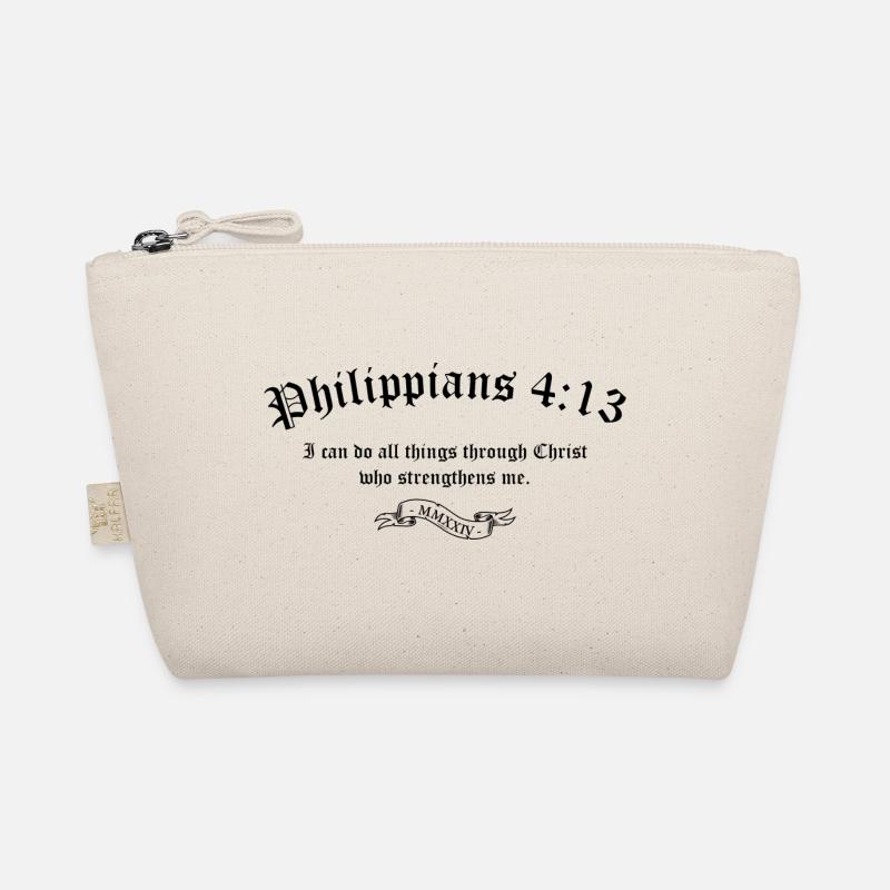 Philipper 4:13 - Bio-Täschchen - Natur