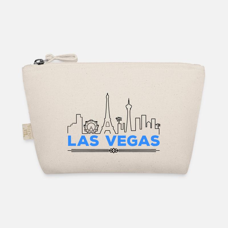 las vegas silhouette - Bio-Täschchen - Natur