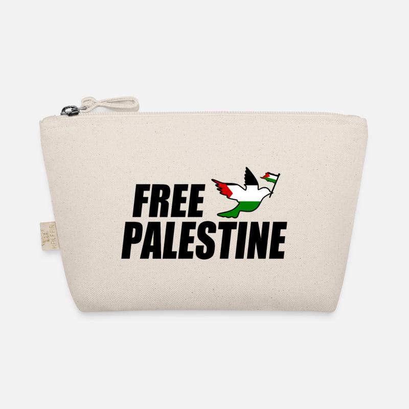 Free palestine - Bio-Täschchen - Natur