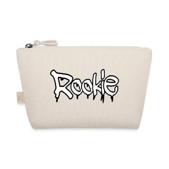 Graffiti Style Rookie Text Design - Organic Pouch - nature - Front