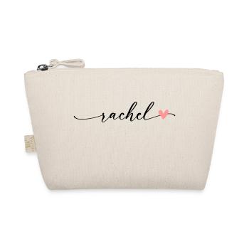 Police de calligraphie nom de Rachel - Trousse biologique - nature - Devant