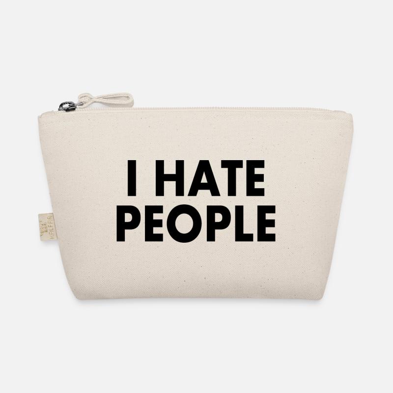 I hate people Bio-Täschchen