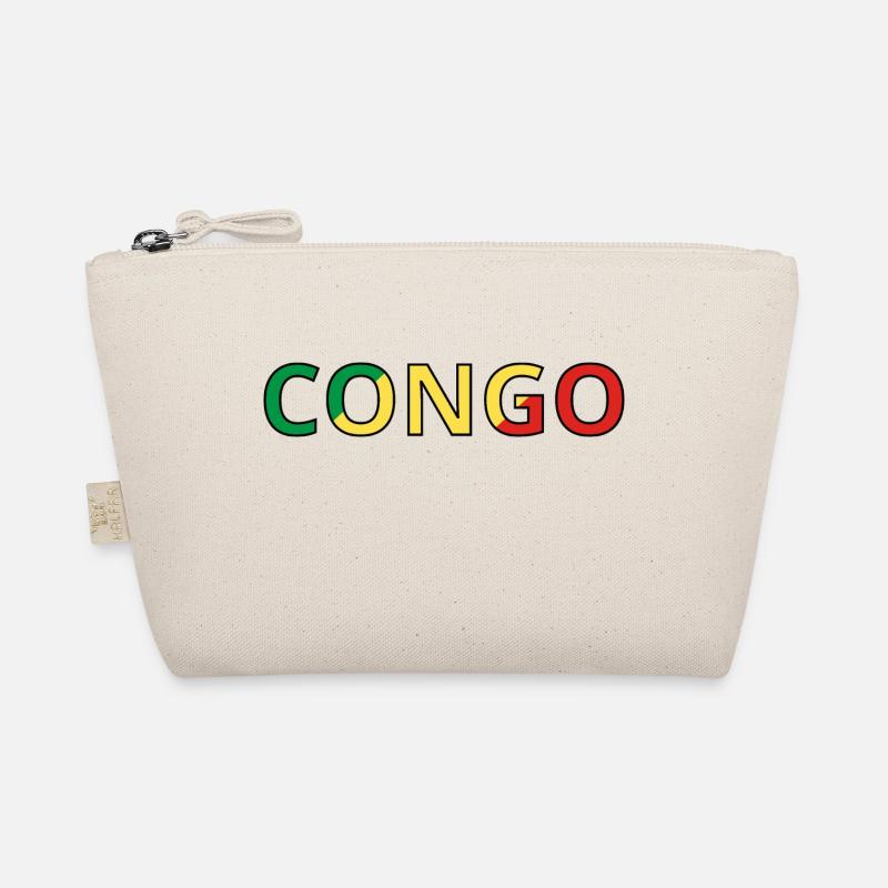 Congo Flag Organic Pouch