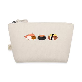Meerschweinchen Sushi Roll Haustier japanisch - Bio-Täschchen - Natur - Vorne