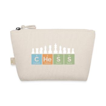 retro Schach Periodensystem coole Sprüche vintage - Bio-Täschchen - Natur - Vorne