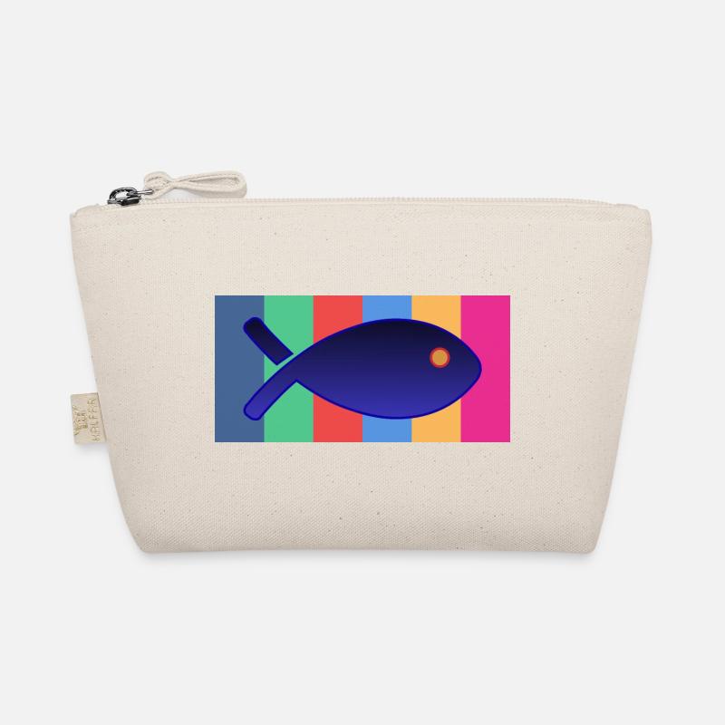 Fisch - Bio-Täschchen - Natur