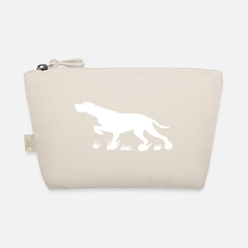 Pointer protruding (white) - Organic Pouch - nature
