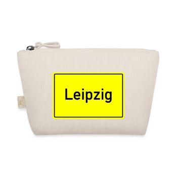 Town sign Leipzig - Organic Pouch - nature - Front