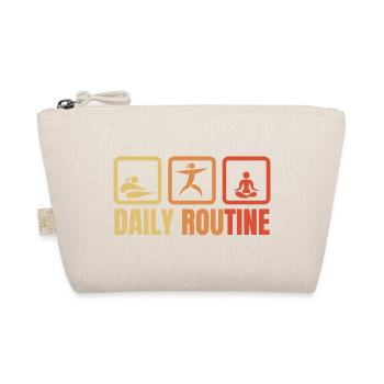 Tägliche Yoga Routine - Bio-Täschchen - Natur - Vorne