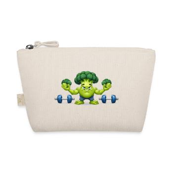 Broccoli Weightlifters - Organic Pouch - nature - Front