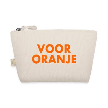Voor oranje - Organic Pouch - nature - Front
