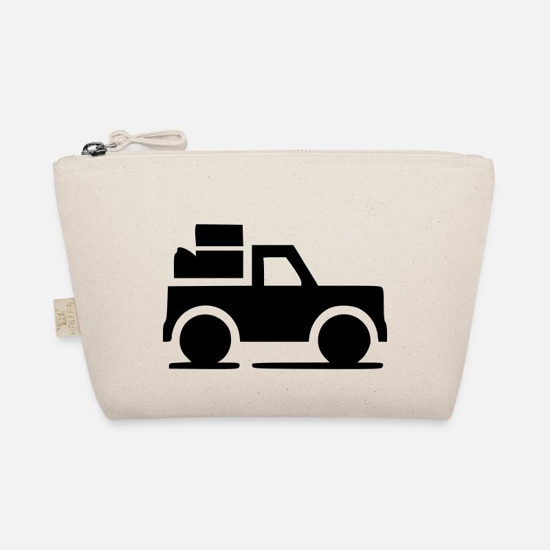 Truck Pickup SUV Icon Minimal Icon Vector Organic Pouch
