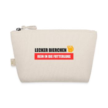 Lecker Bierchen Futterluke - Bio-Täschchen - Natur - Vorne