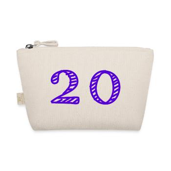 20. 20 JAHRE. 20-JÄHRIGES JUBILÄUM. 20-JÄHRIGES JUBILÄUM. - Bio-Täschchen - Natur - Vorne