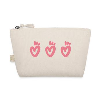 T-shirt 3 coeurs - Trousse biologique - nature - Devant