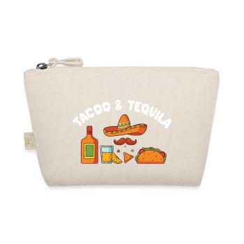Tacos & Tequila Funny Taco Lover Saying Slogan - Organic Pouch - nature - Front