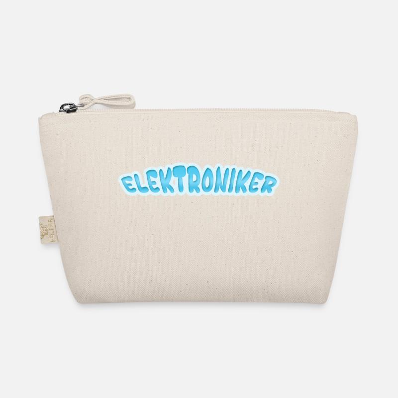 Elektroniker als Elektroniker - Bio-Täschchen - Natur
