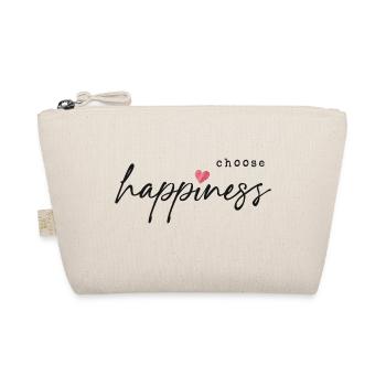Choose Happiness - Bio-Täschchen - Natur - Vorne