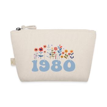 1980 Motif floral 1980 Floral thème fleurs 1980 - Trousse biologique - nature - Devant