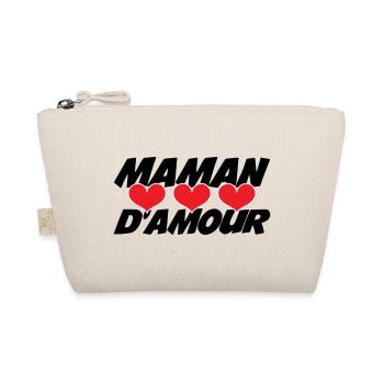 Maman d'Amour - Fête des Mères - Trousse biologique - nature - Devant