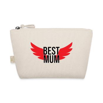 Best Mom - Mother's Day - Organic Pouch - nature - Front