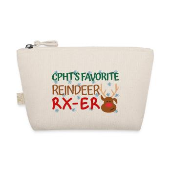CPhT Christmas favorite Reindeer - Organic Pouch - nature - Front