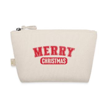 Merry Christmas - Organic Pouch - nature - Front