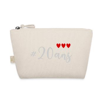 20. 20th ANNIVERSARY. 20 YEARS ANNIVERSARY. 20 YEARS. - Organic Pouch - nature - Front