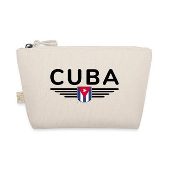 Stylish Cuba design for fans - Organic Pouch - nature - Front