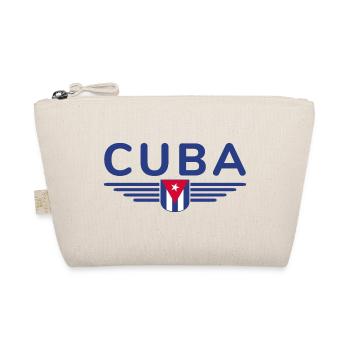 Stylish Cuba design for fans - Organic Pouch - nature - Front
