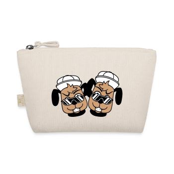2 DJ chiens lunettes de soleil adolescent casquette casquette équipe - Trousse biologique - nature - Devant