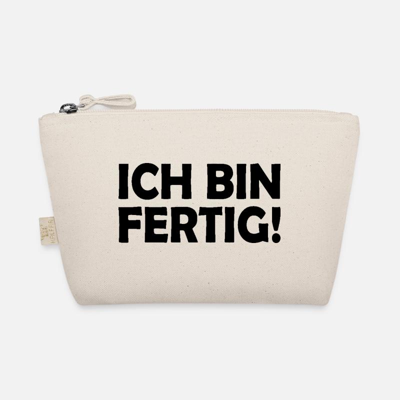 Ich bin fertig Bio-Täschchen