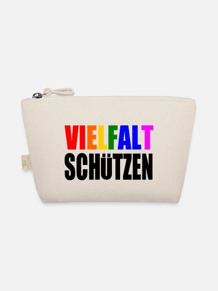 vielfalt schützen - Bio-Täschchen - Natur - Vorne
