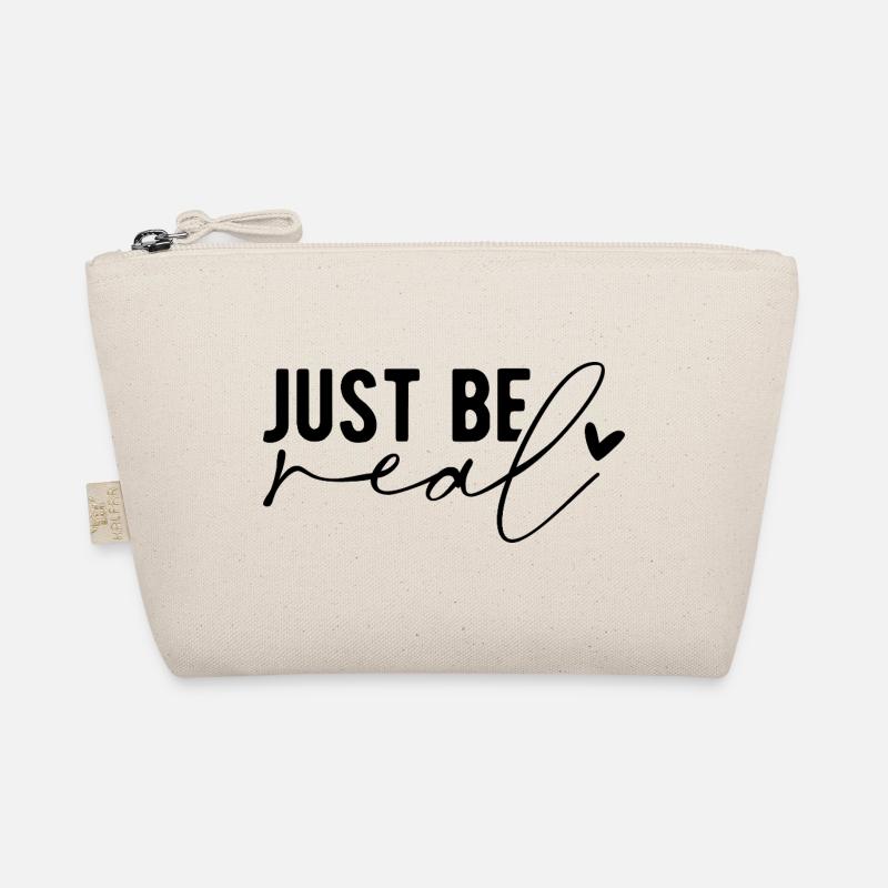 Just Be Real – Authentizität & Selbstbewusstsein Bio-Täschchen