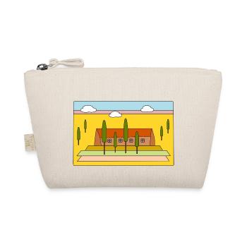 Landscape with cypress trees - Organic Pouch - nature - Front