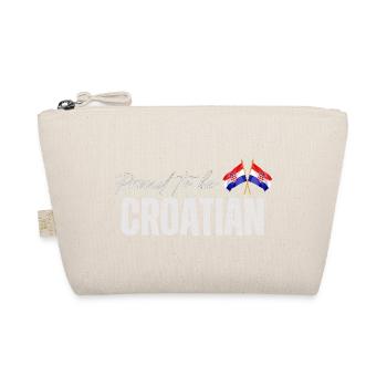 Croatian proud, I love Croatia - Organic Pouch - nature - Front