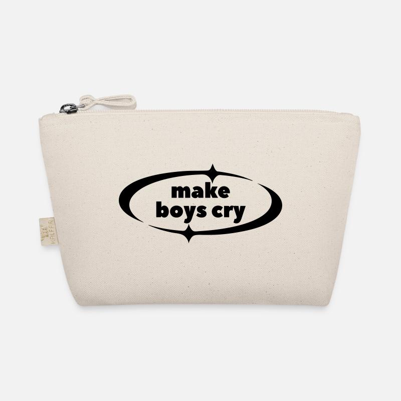 Make Boys Cry – Y2K Statement mit Sternen Bio-Täschchen