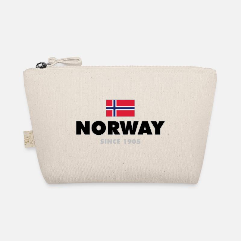 Norway - Norge - Norwegen - Flagge - Skandinavien - Bio-Täschchen - Natur