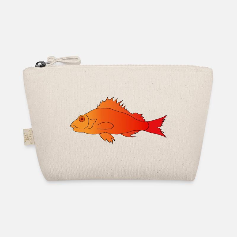 Fisch mit Zackenflosse Bio-Täschchen