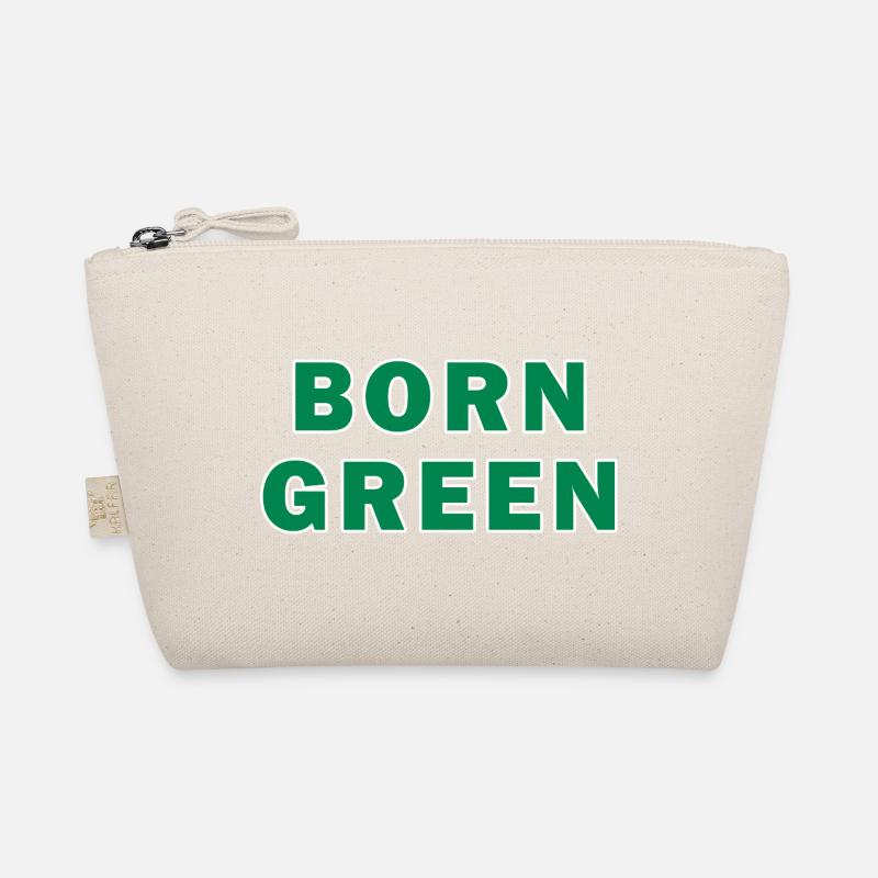 Born Green Strong Typography Organic Pouch