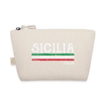 Sicilia Italia Drapeau en détresse - Trousse biologique - nature - Devant