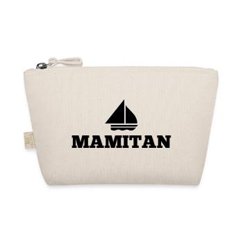 Mamitän Jeu de mots drôle Captain Mama Anchor - Trousse biologique - nature - Devant