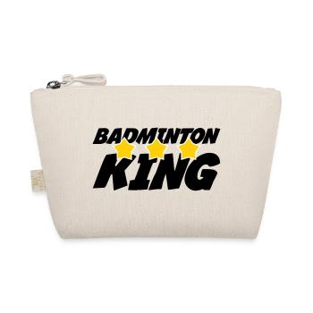 The King of Badminton - Organic Pouch - nature - Front